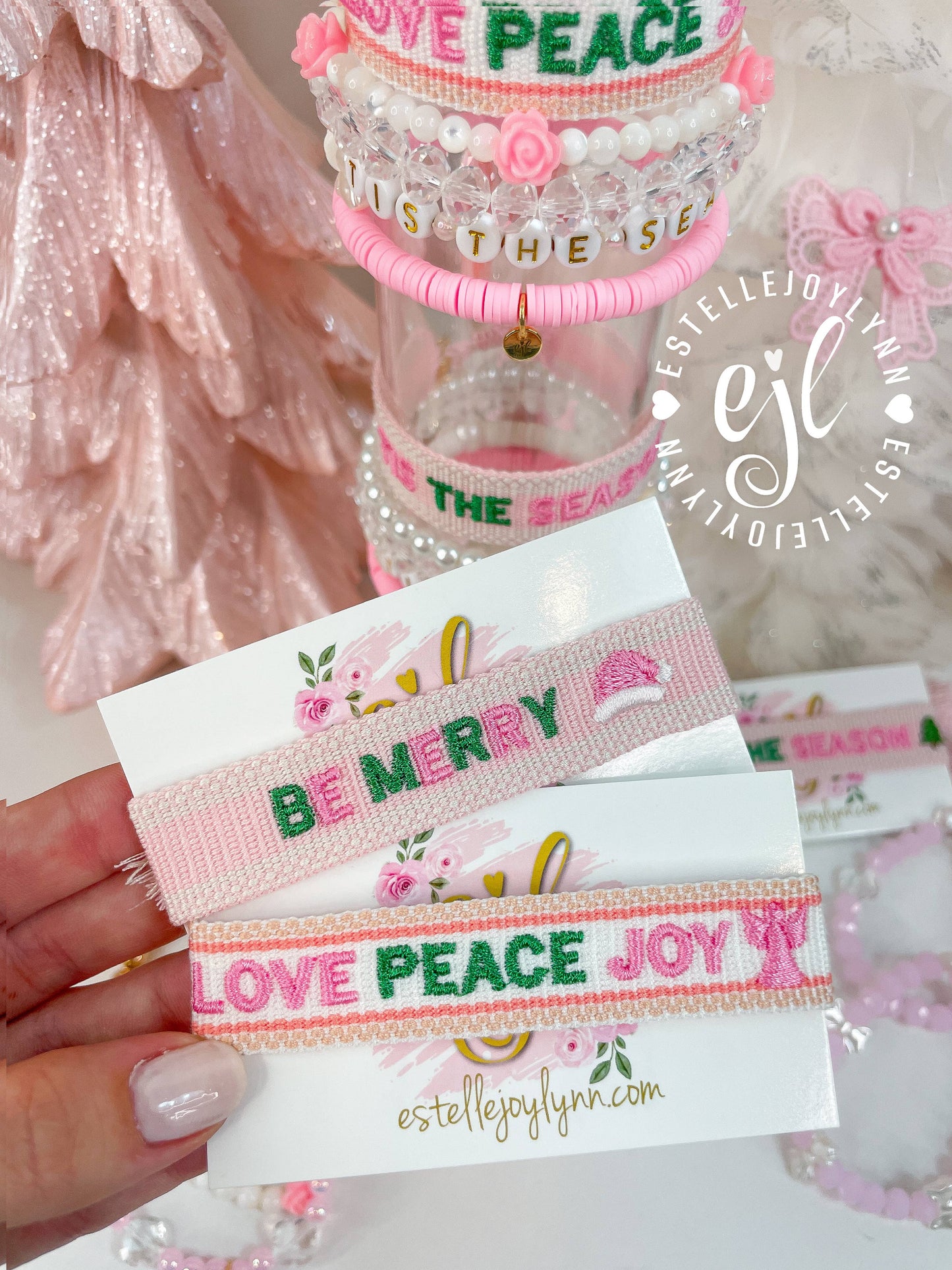 Bracelet: LOVE PEACE JOY