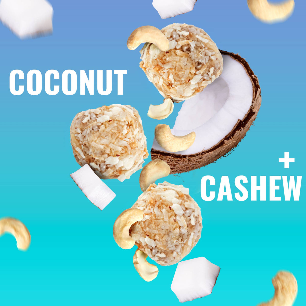Coconut Cashew Protein Bites