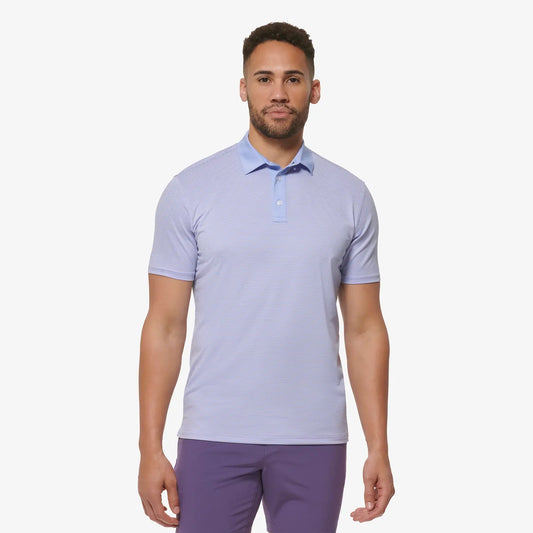 Versa Polo - Lavender Stripe