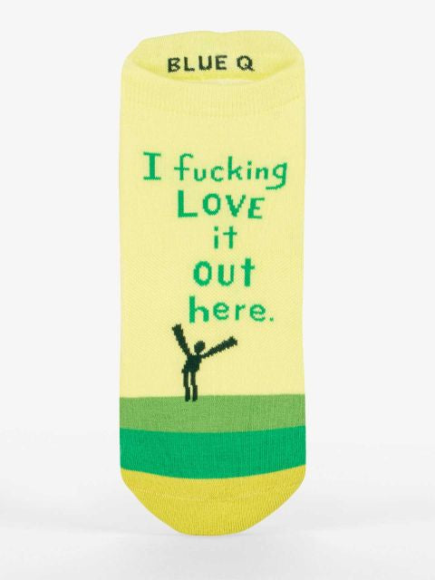 Blue Q Sneaker Socks