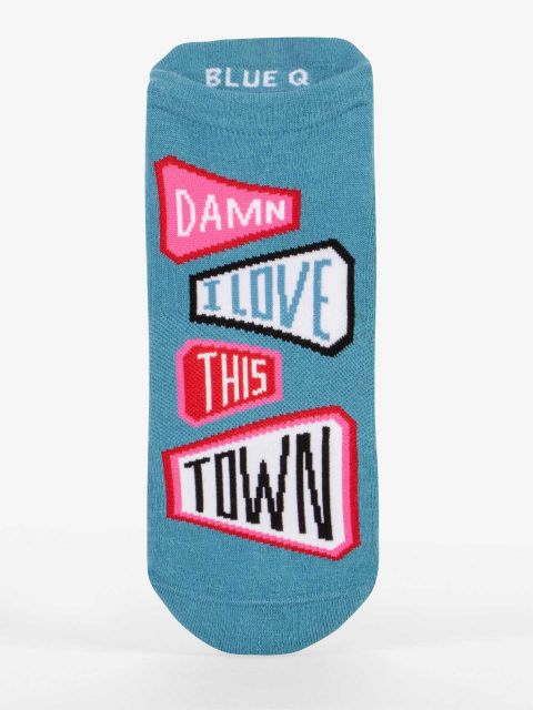 Blue Q Sneaker Socks
