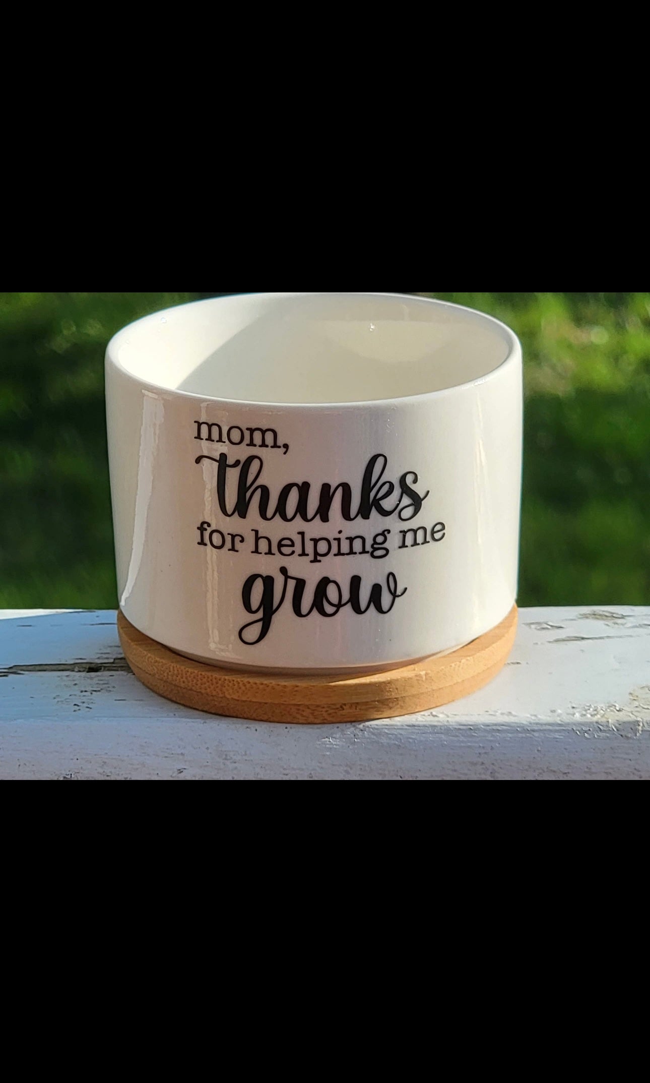 Mom, Thanks for helping Pot