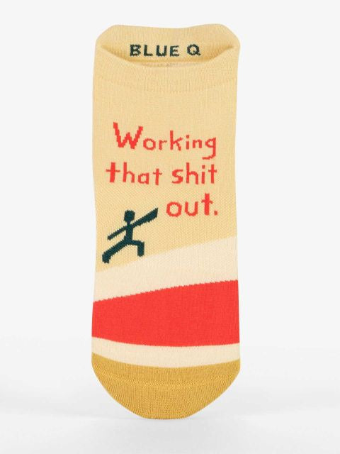 Blue Q Sneaker Socks