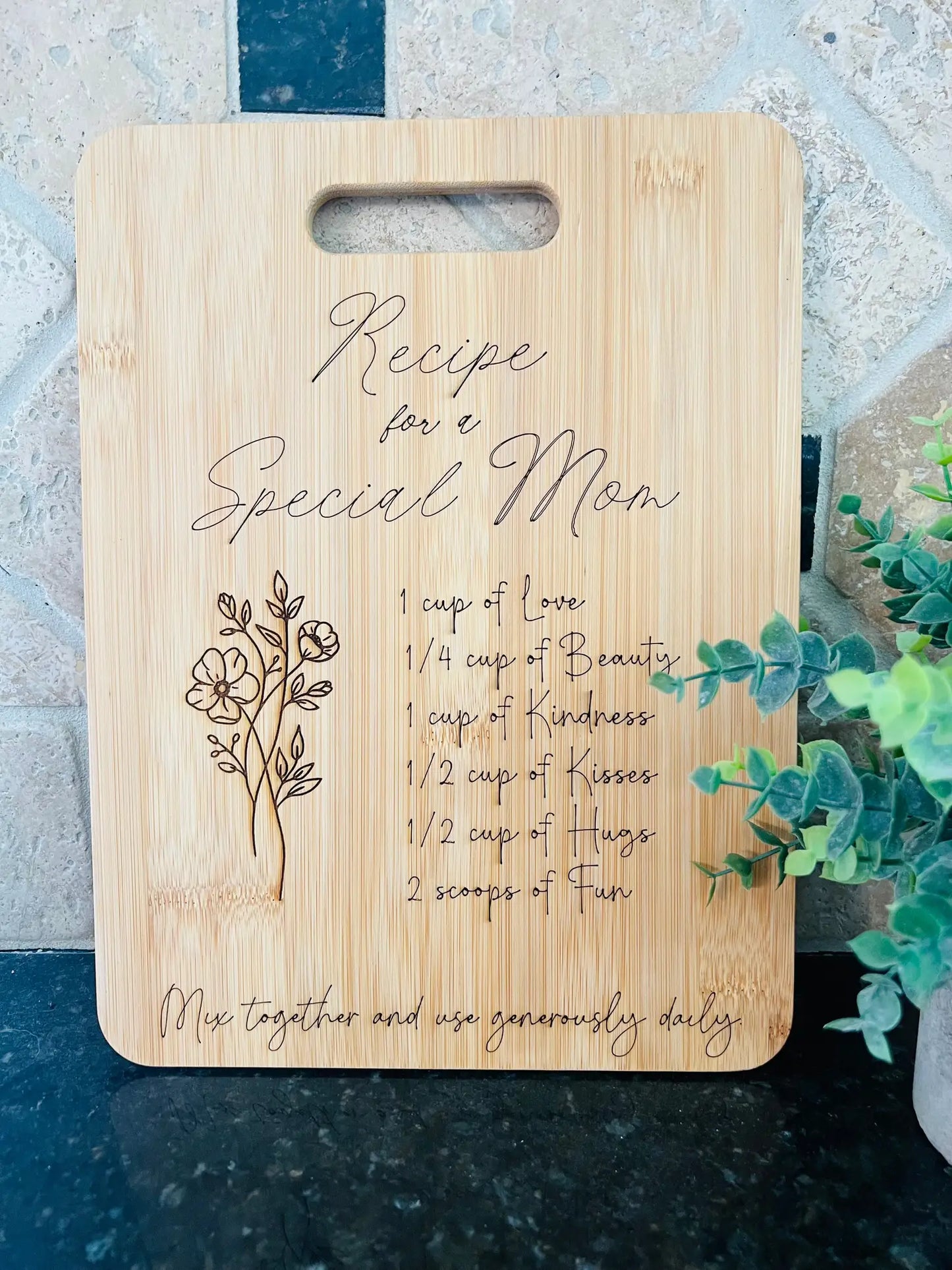 Special Mom Cutting Board