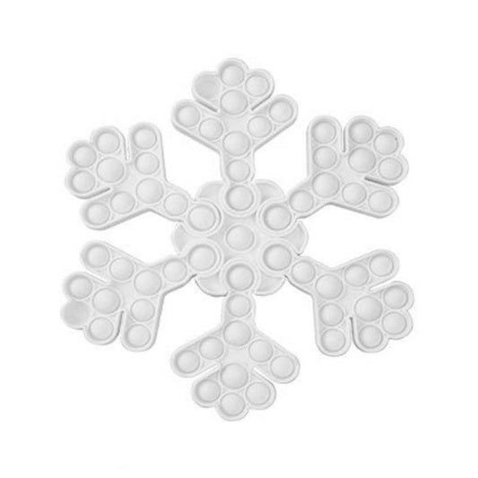 Big Snow Flake Sensory Toy - White