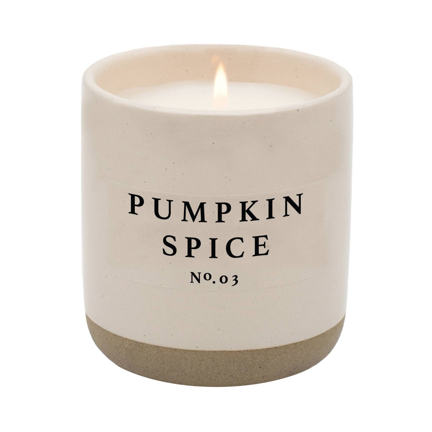 Pumpkin Spice Soy Candle | Stoneware Candle Jar