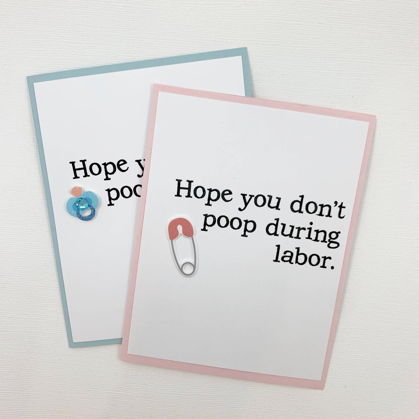 Baby Don't Poop During Labor Baby Card