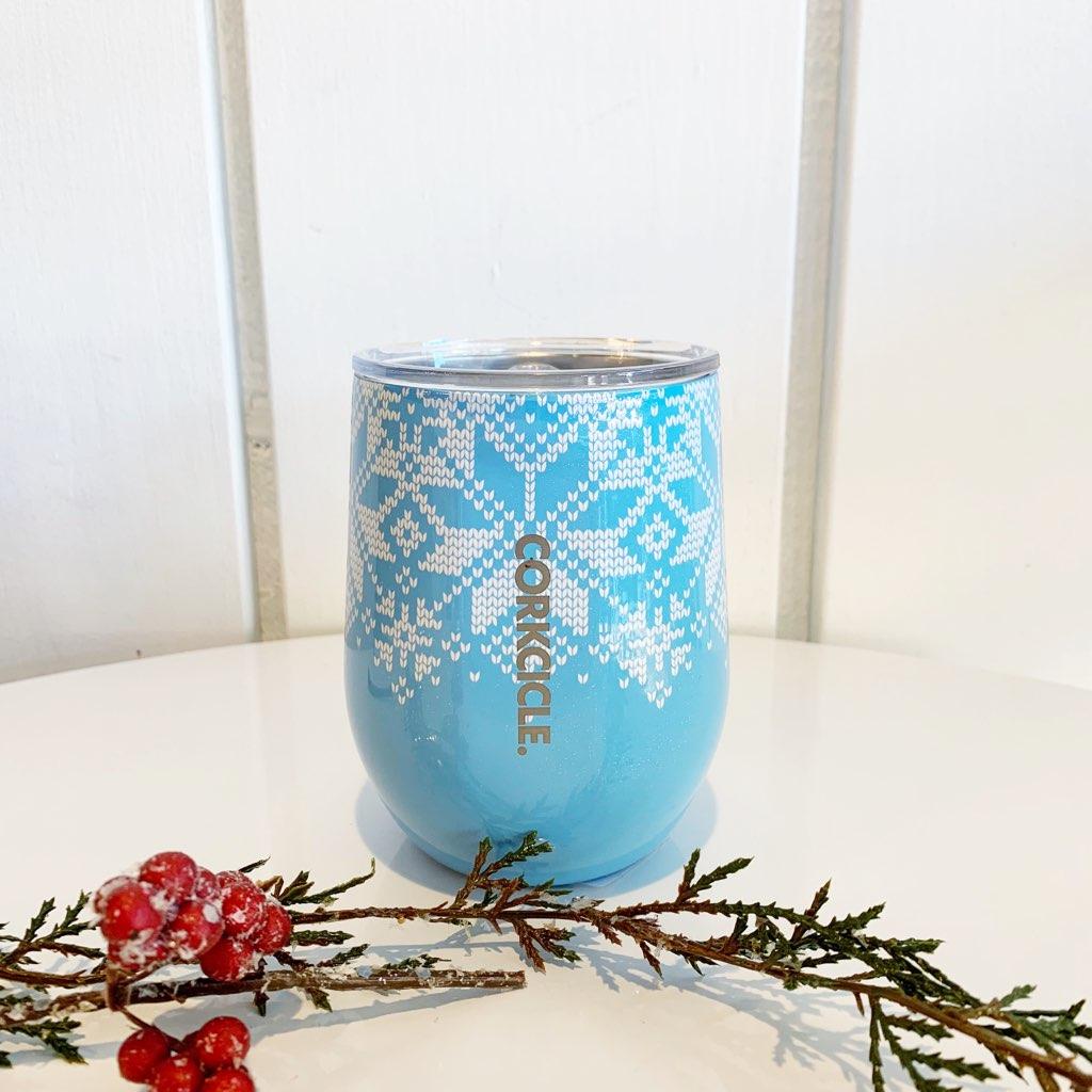 Corkcicle 12oz Fairisle Stemless