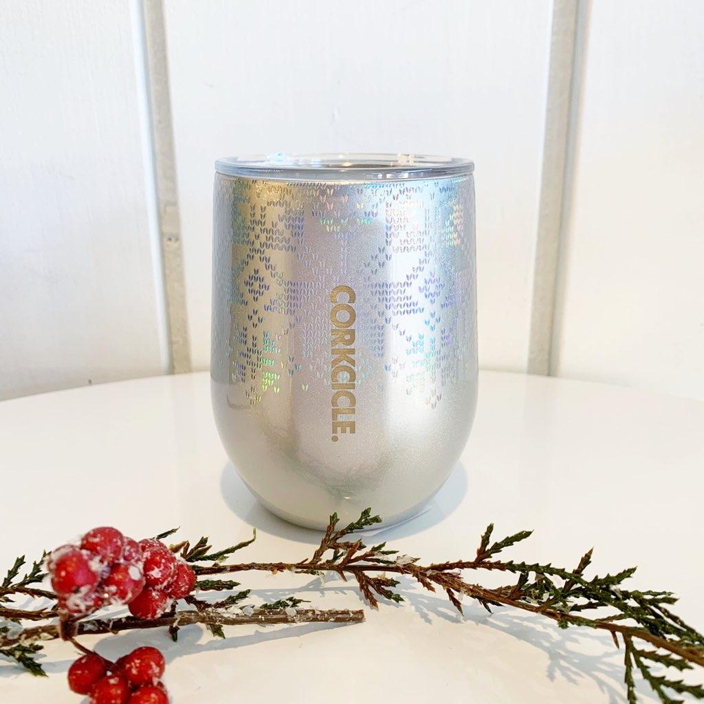 Corkcicle 12oz Fairisle Stemless