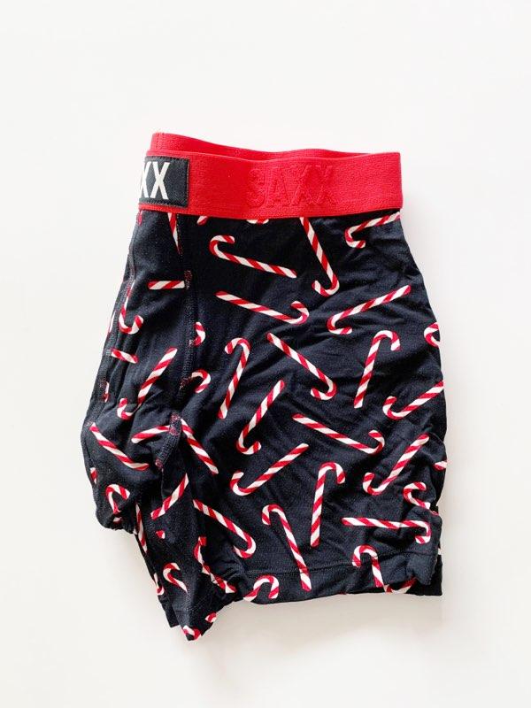 Vibe Boxer Brief - Black Candy Canes