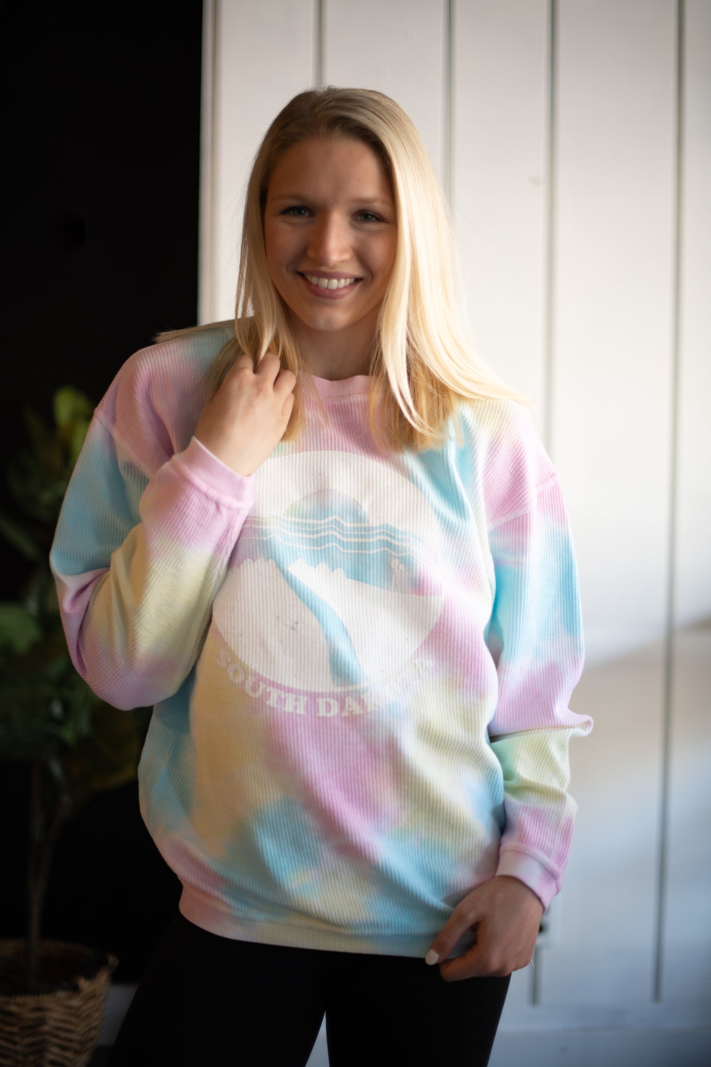 SD Farmscape Sweater - Rainbow Tie-Dye