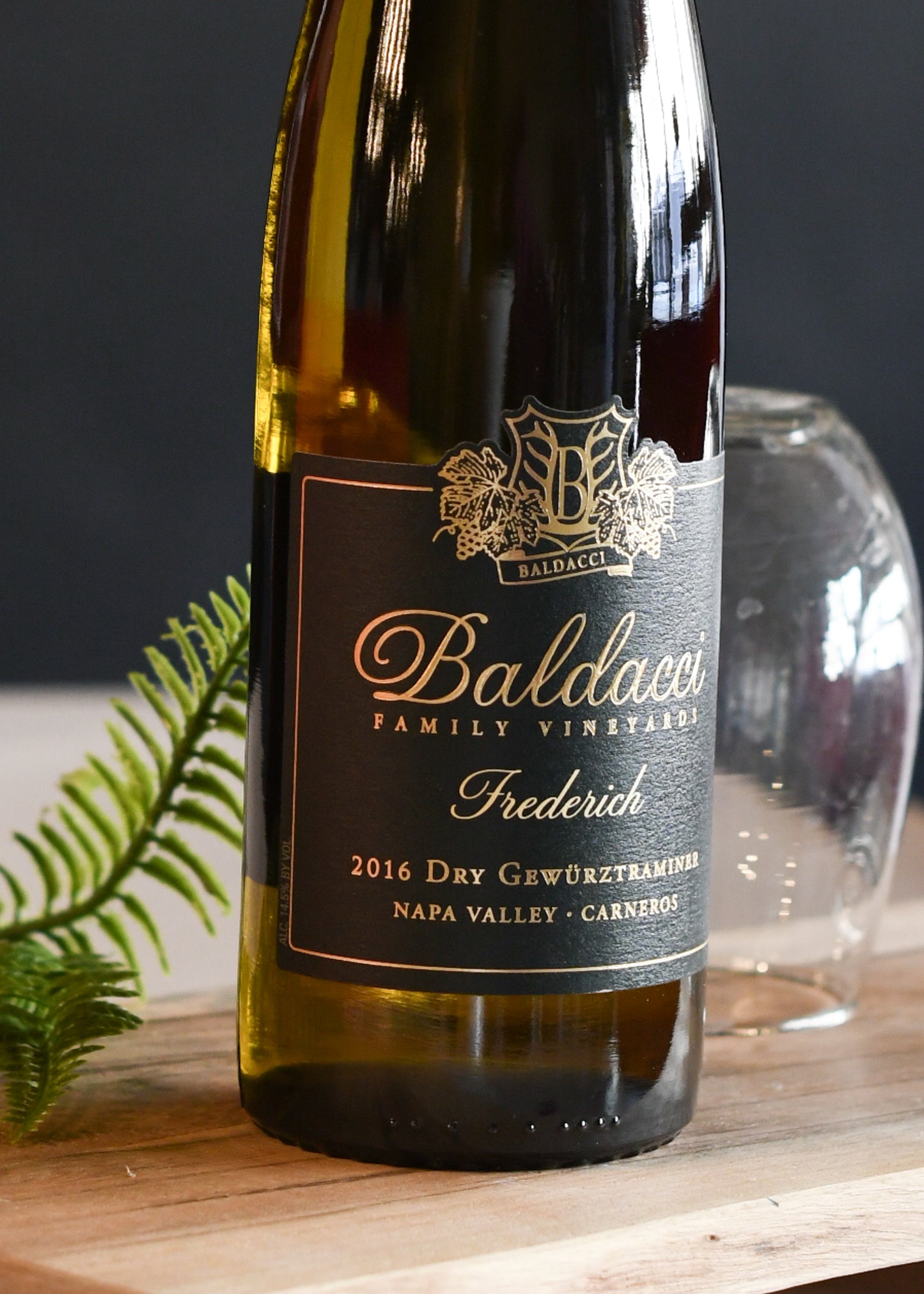 Wine Baldacci Gewurztraminer Frederich Bottle