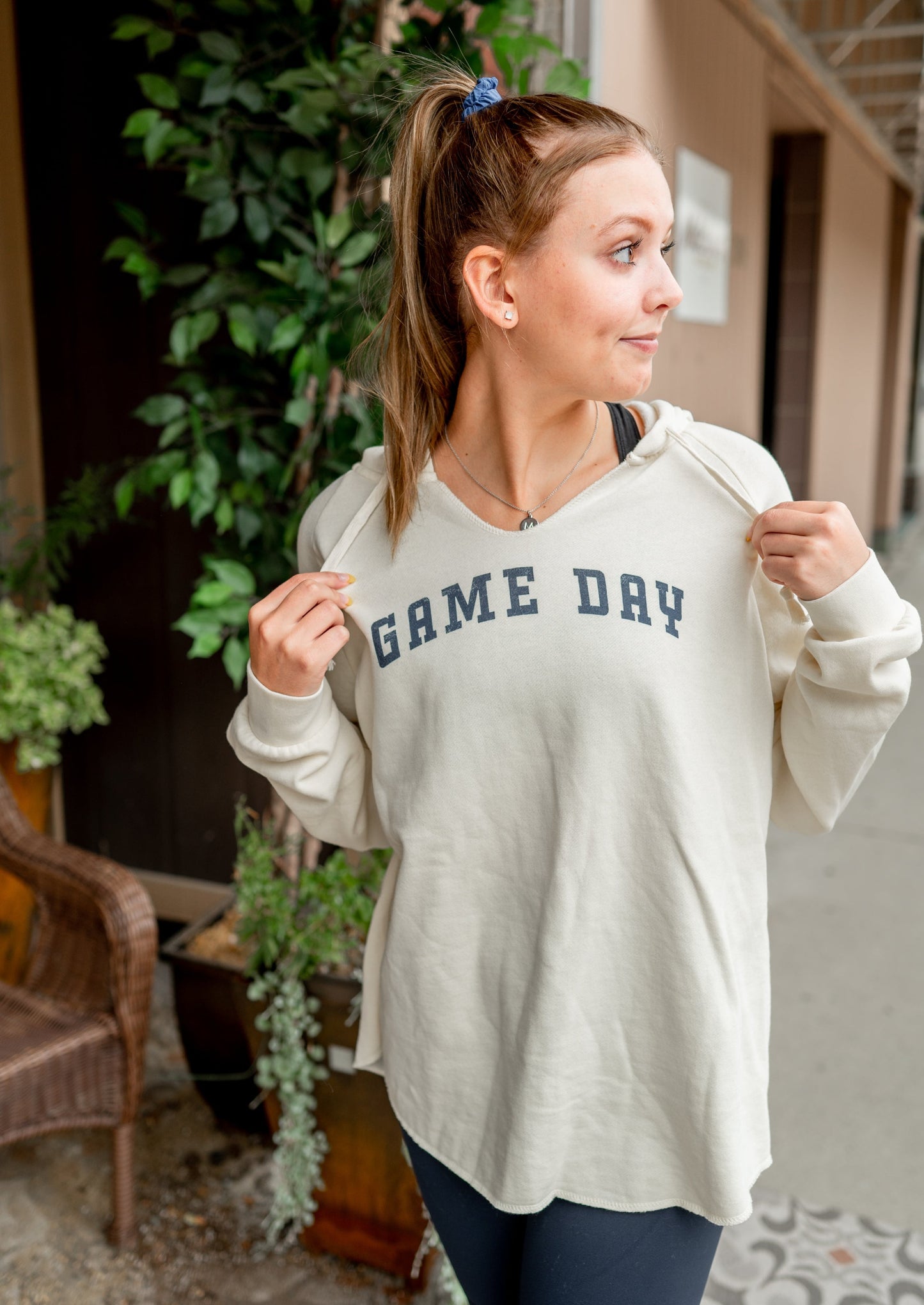 Game Day Hoodie - Ivory