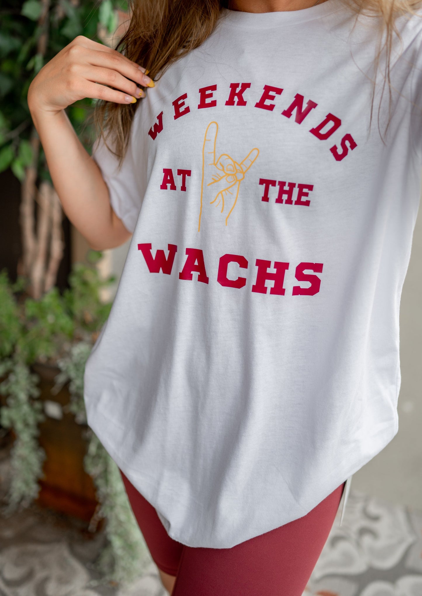 Weekends At The Wachs Tee - White