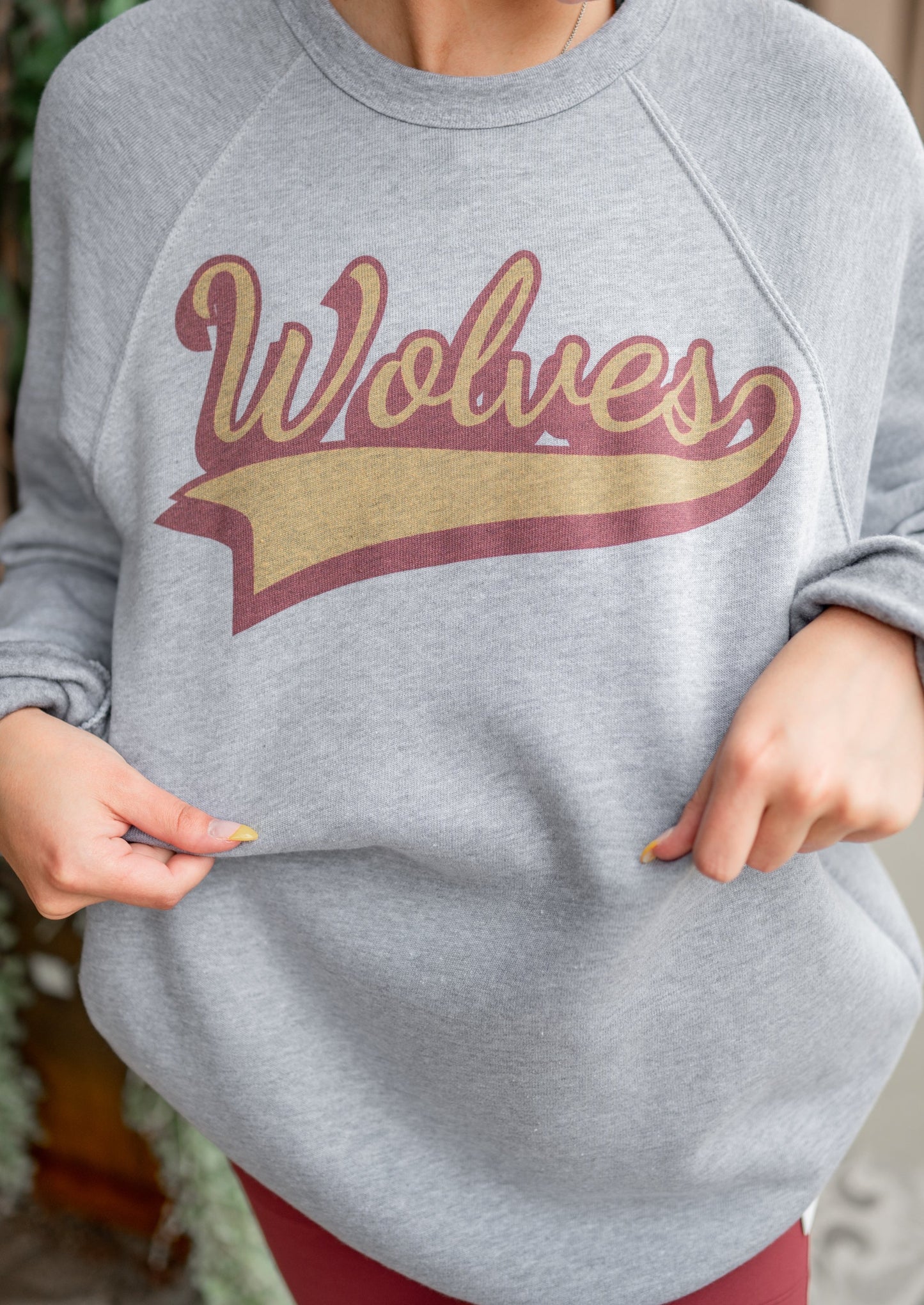 Vintage Wolves Crew Sweatshirt