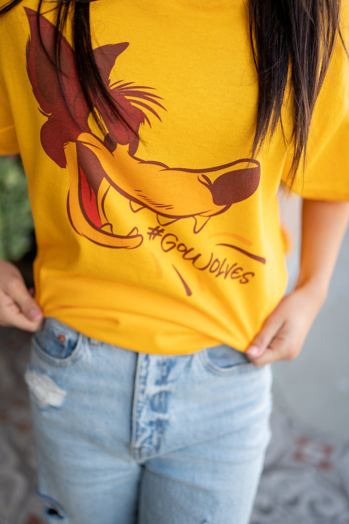 #gowolves Tee-Gold