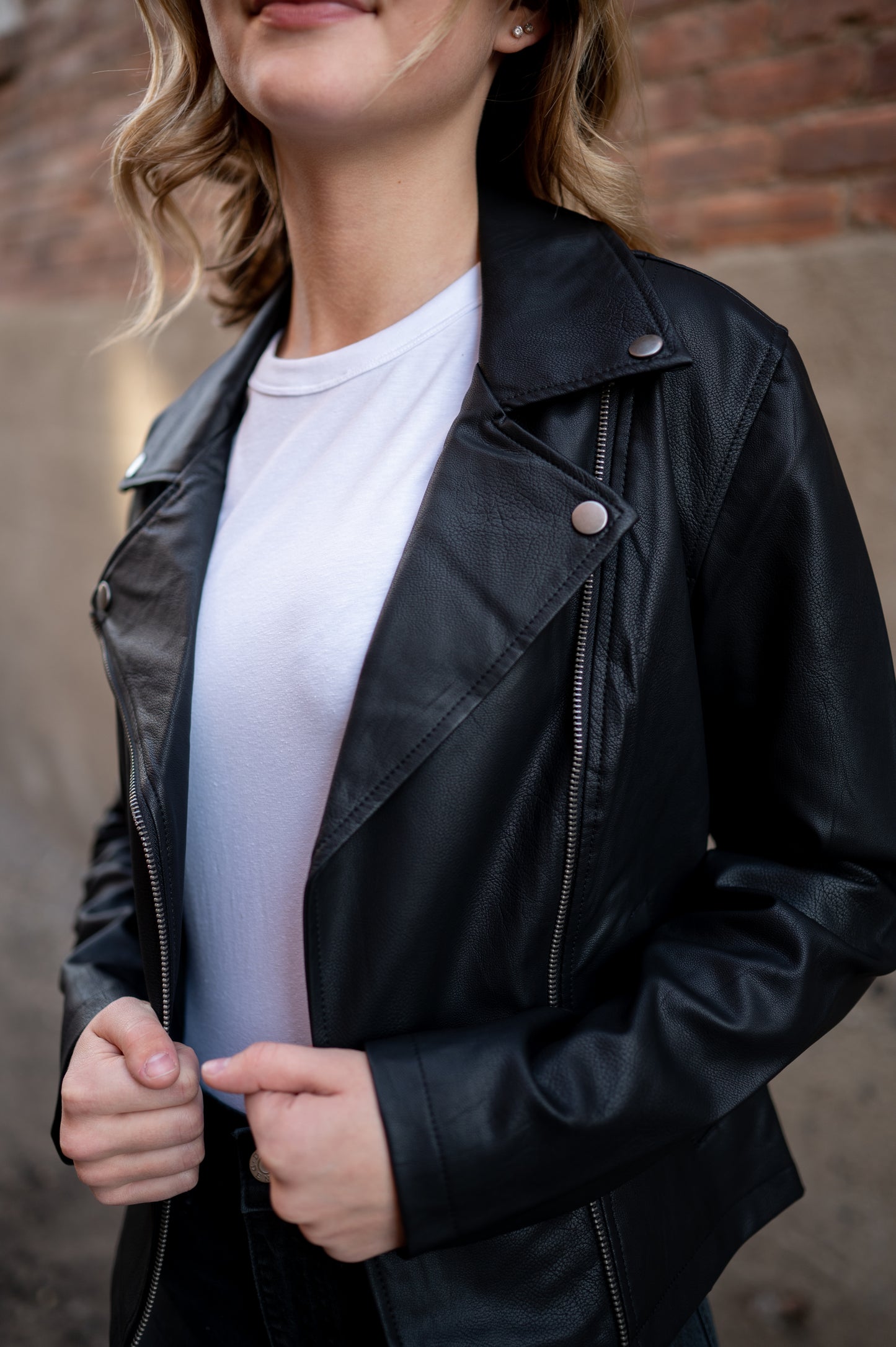 Trina Moto Jacket - Black