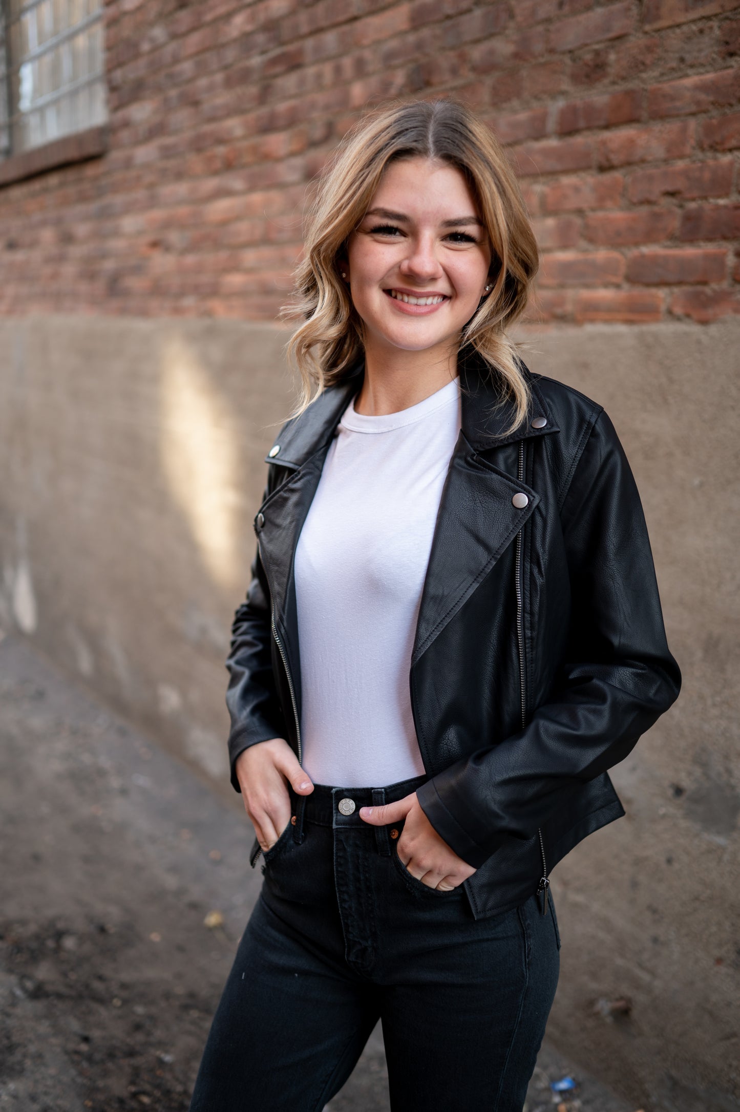 Trina Moto Jacket - Black