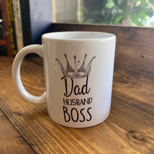 Dad*Husband*Boss Mug