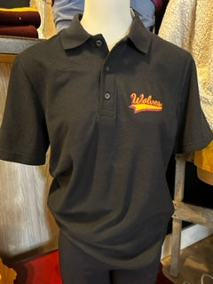 Wolves Jersey Polo - Black