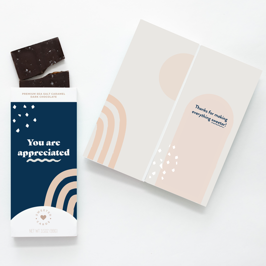 Chocolate-Filled You are Appreciated Greeting Card – NEW!