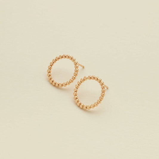 Poppy Circlet Earrings - Gold Filled