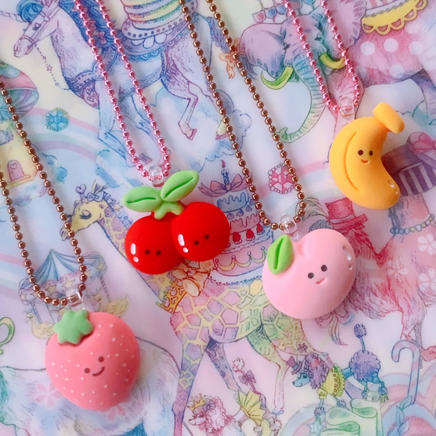 Happy Fruit Necklace
