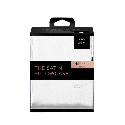 Satin Pillowcase King - Ivory