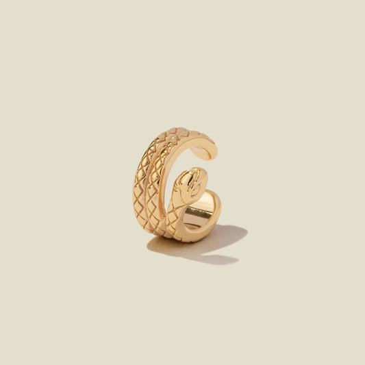 Single Snake Ear Cuff - Gold Vermeil