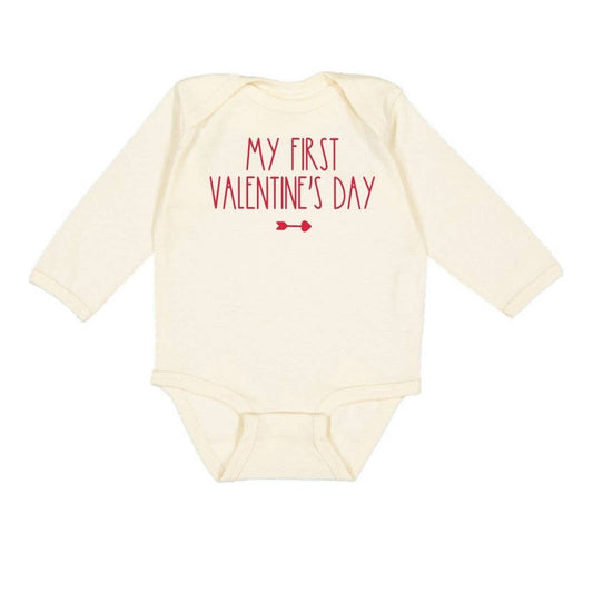 My First Valentine's Day LS Bodysuit