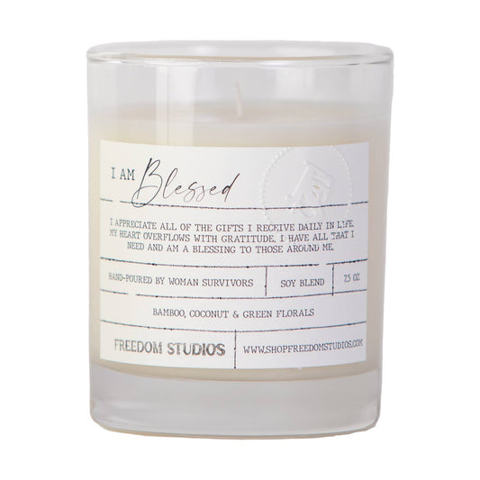 I AM Blessed 7.5 oz Candle