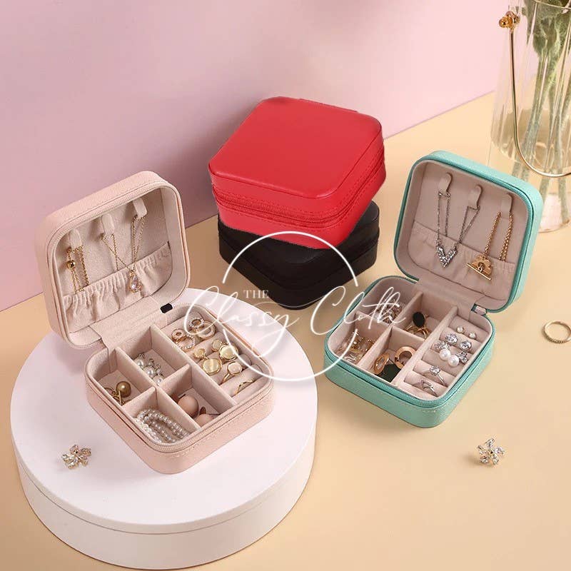 Mini Jewelry Case - Aqua