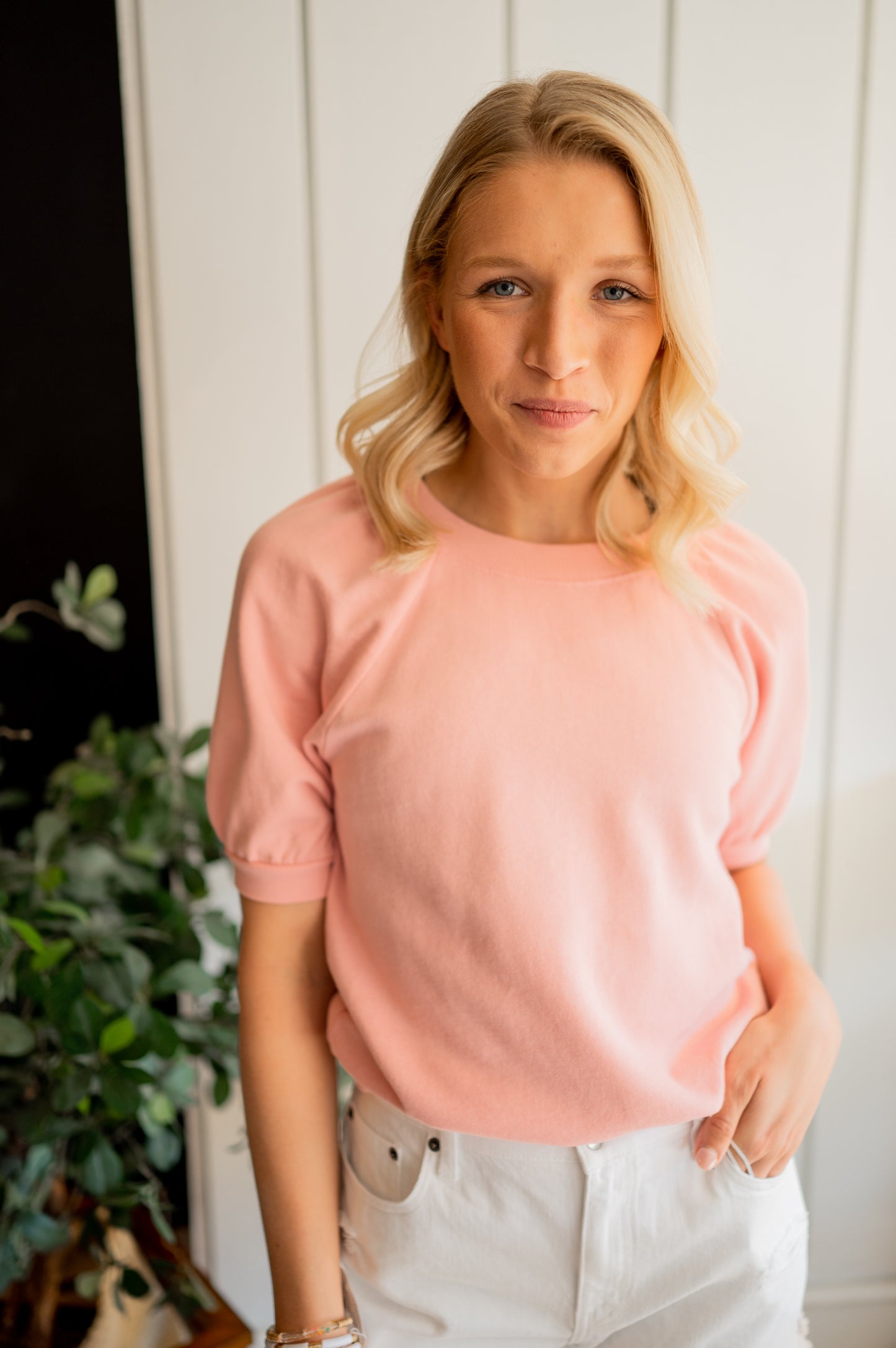Gianna Terry Tee - Guava