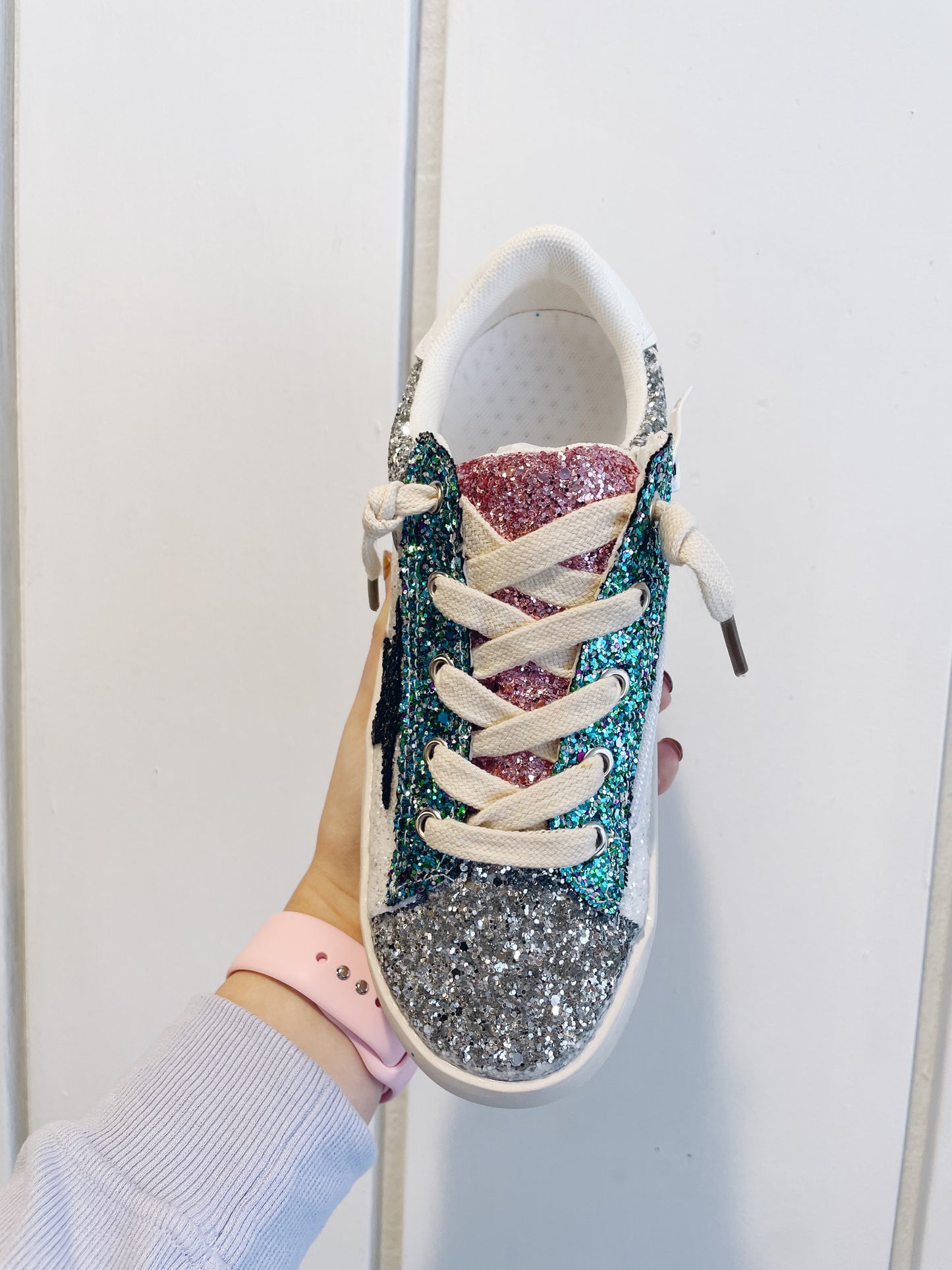 Colorful Glitter Sneakers