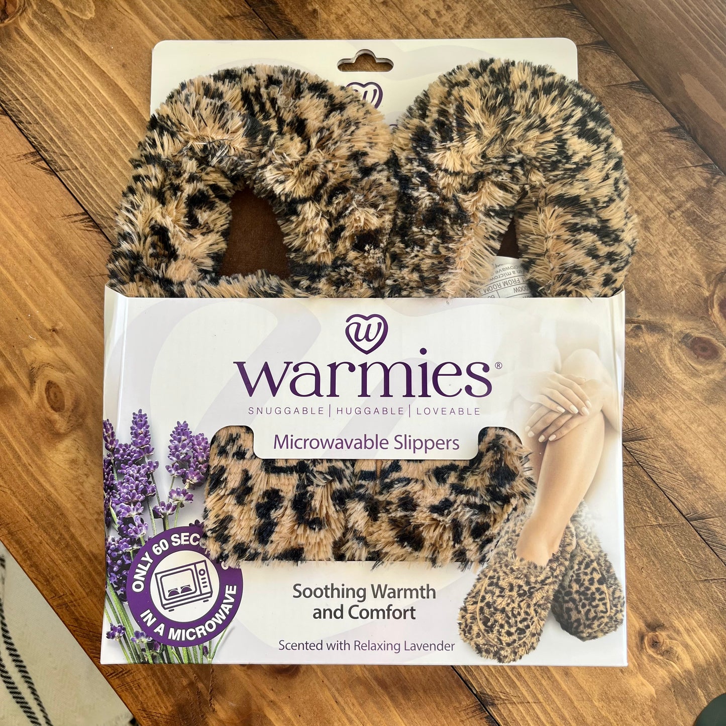 Leopard Warmies Slippers