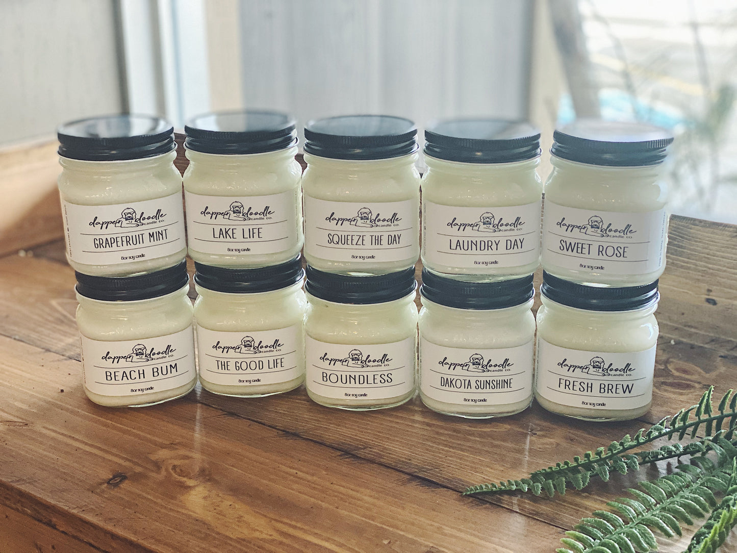 Spring Dapper Doodle Candle Collection
