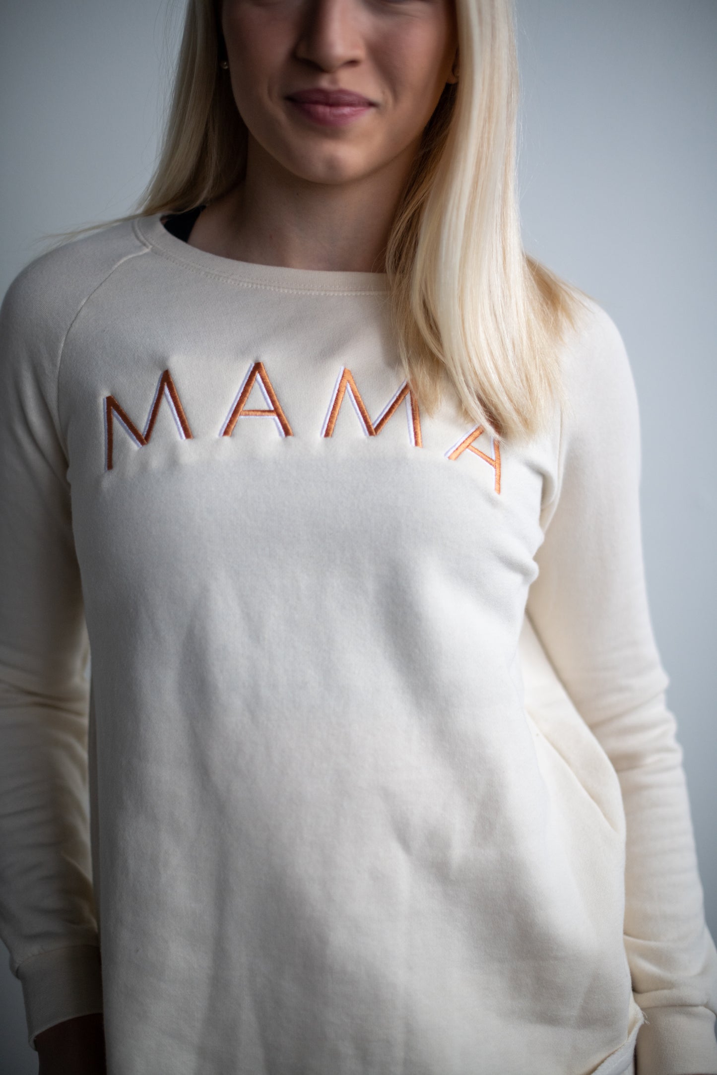 Mama Embroidered Fleece