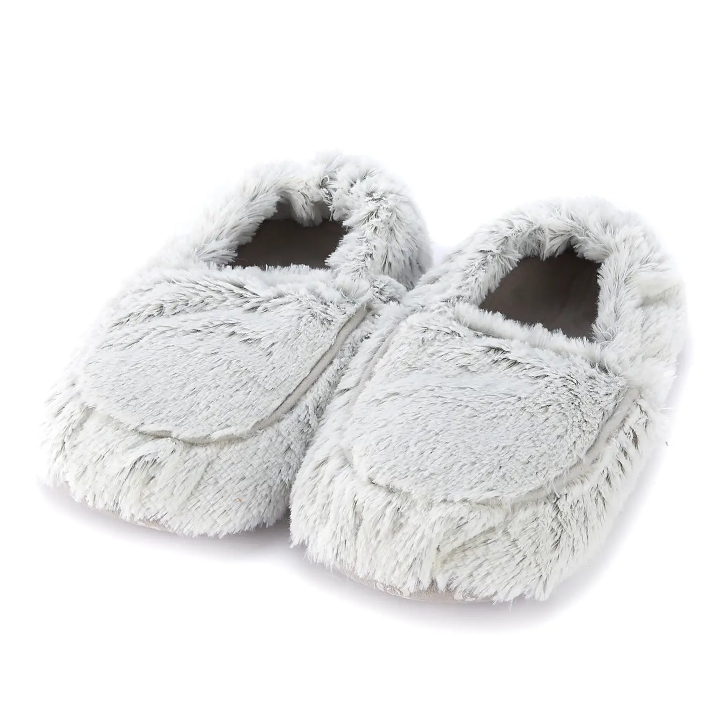 Marshmallow Grey Warmie Slippers